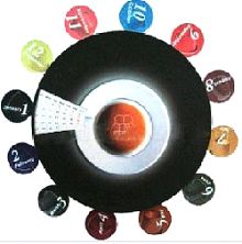 Runner desk calendar